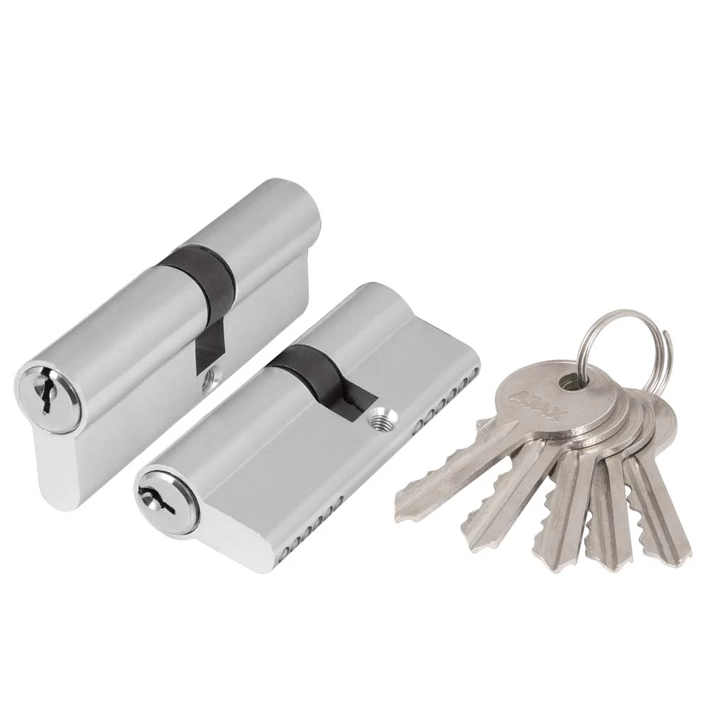 Фото Цилиндровый механизм (AZ100/90) AZ1000Key90 (40+10+40) CP хром