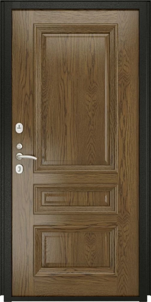 Входная дверь ДвериПРО Модель L-48 Фараон-2 (16мм, светлый мореный дуб) DPRO197053 внутренняя сторона