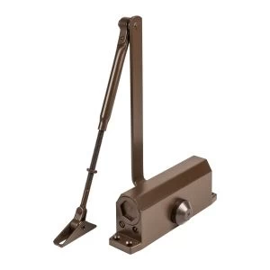 Доводчик дверной DCTR50-100 (TDR-100) 50-100кг BR коричневый