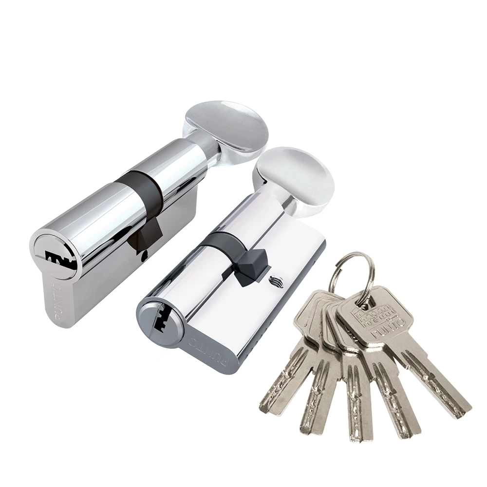 Фото Цилиндровый механизм Z3002Knob70(30+10+30) с вертушкой CP хром