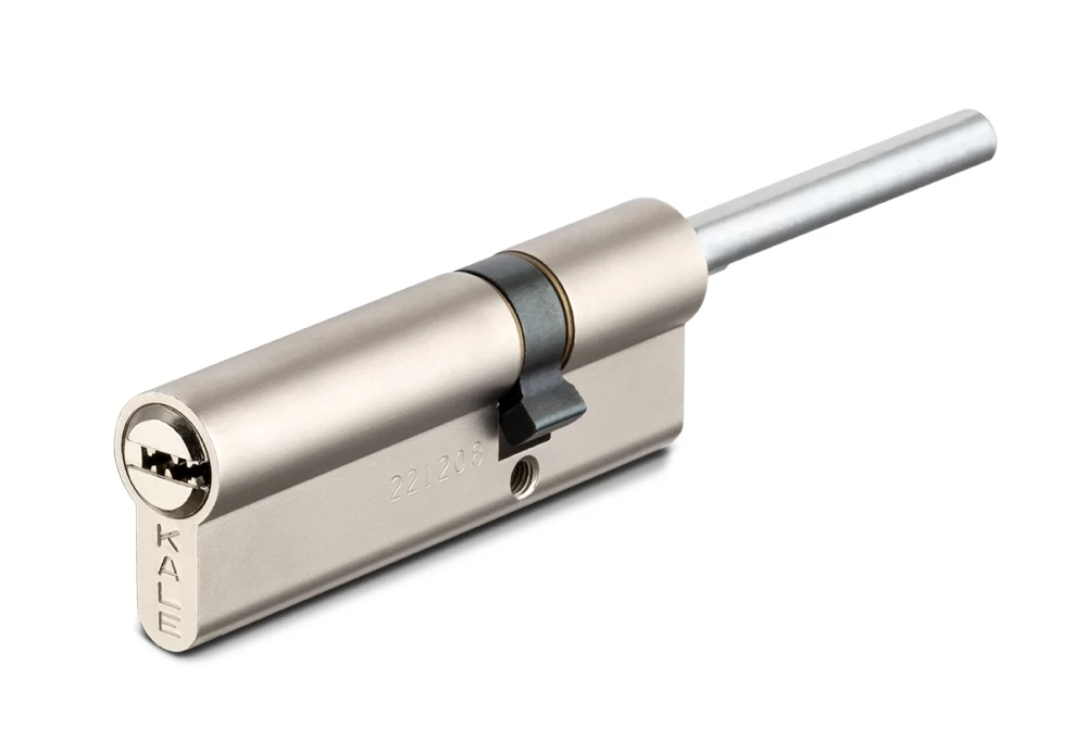 Фото Цилиндровый механизм под вертушку (дл.шток) 164 SX/81 (45+10+26) mm никель 5 кл.