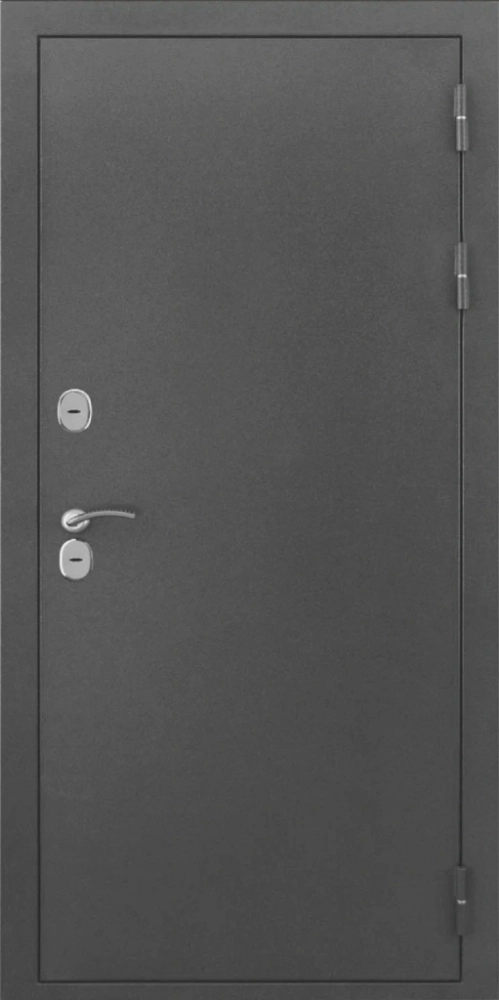 Входная дверь ДвериПРО L-Термо серебро ФЛ-790 Velutto Bianco DPRO198182 внешняя сторона